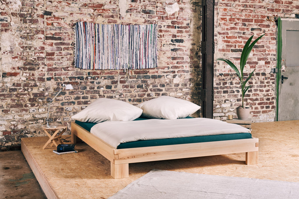 Vollholz Bett Kiefer